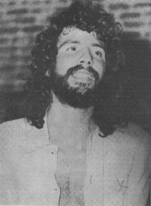 Black & White picture of smiling Cat Stevens