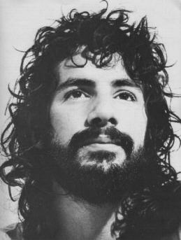 Black & White close up of Cat Stevens